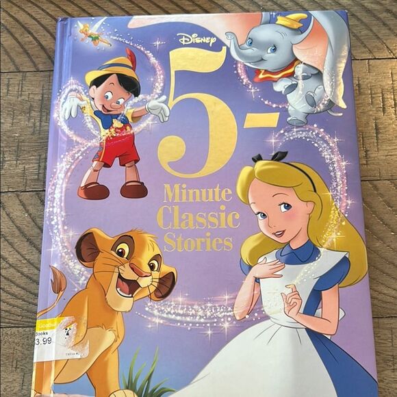 Disney 5-Minute Classic Stories Book - 2018 Edition Sparkle ✨ Cover. - Picture 1 of 17